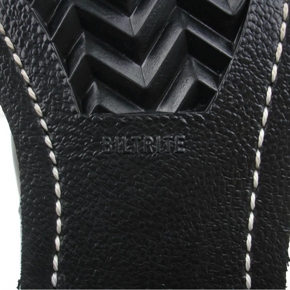 NEW VTG Men\'s 10 R M Biltrite Army ANSI Black Leather Combat Boots Steel Toe main image 8